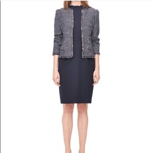 Rebecca Taylor Multi Tweed Navy Jacket
